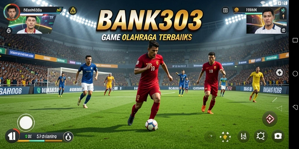Tampilan gameplay menarik dari BANK303 yang penuh aksi olahraga.