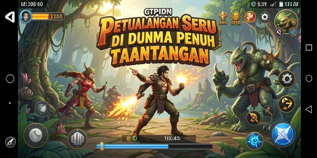 Tampilan gameplay GTPIDN yang seru dan penuh petualangan.