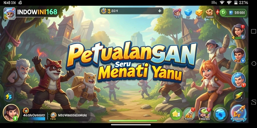 Screenshot INDOWIN168 menampilkan gameplay petualangan yang seru.