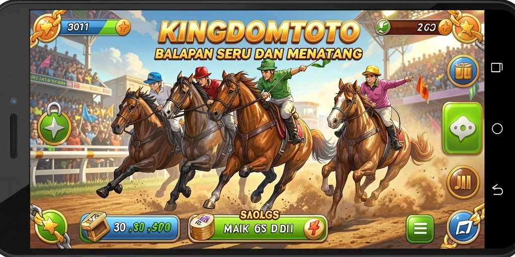 Gameplay balap memacu adrenalin di KINGDOMTOTO.