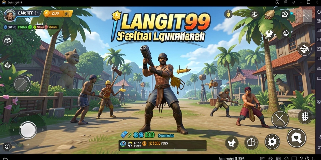 Tampilan gameplay LANGIT99 yang menarik dan interaktif.
