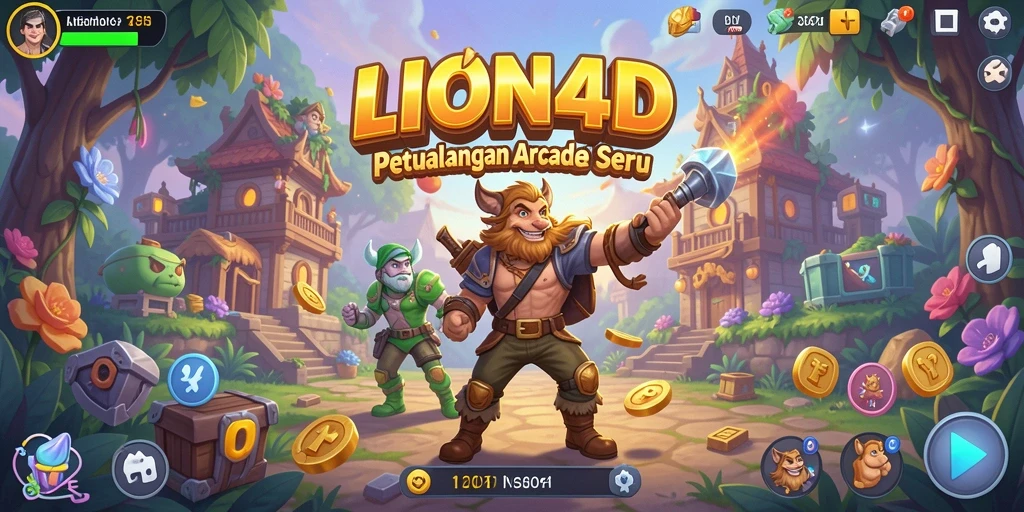 Screenshot gameplay LION4D yang seru dan menantang.