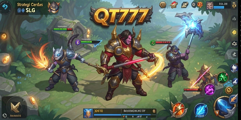 Tampilan gameplay QT777 yang seru dan menantang.